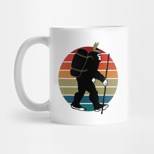 Bigfoot Hiking Sunset Mug